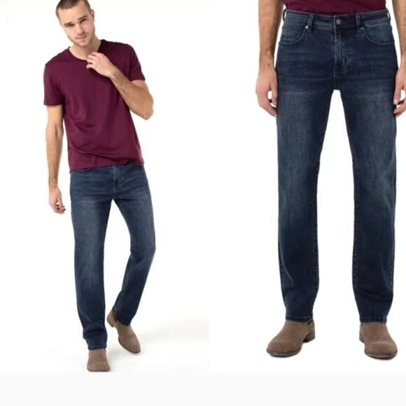 Liverpool Los Angeles Men's Relaxed Straight Blue Jeans 28" X 34" NWT - Picture 7 of 7